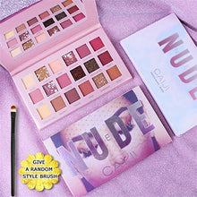 Load image into Gallery viewer, Beauty New Nude Eyeshadow Palette Metallic Glitter Eye Shadow Easy to Wear Eye Make up Palette 18 Color Palette maquillage yeux