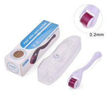Load image into Gallery viewer, Derma Roller 0.3mm 0.25mm 0.2mm Titanium Mesoroller for Body Face Hair-loss Treatment Micro Needle Mezoroller Dermaroller