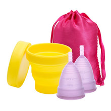Load image into Gallery viewer, Medical Silicone Menstrual Cup Sterilizer Feminine Hygiene Menstrual Cup Sterilizing Menstrual Cup for Women Menstrual Period