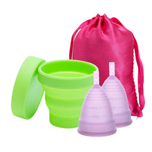 Load image into Gallery viewer, Medical Silicone Menstrual Cup Sterilizer Feminine Hygiene Menstrual Cup Sterilizing Menstrual Cup for Women Menstrual Period