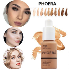 Load image into Gallery viewer, PHOERA Foundation Makeup 30ml Soft Matte Long Wear Oil Control Concealer Liquid Foundation Cream Fashion Womens maquillage