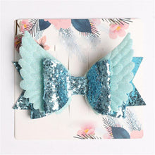 Load image into Gallery viewer, Handmade Mini Sequins Little Girls Hair Bows Clips Shiny Glitter Cute Hairpins Daily School Barrettes Headwear Accessoires