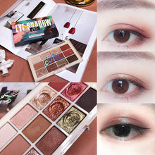 Load image into Gallery viewer, 12 Color Waterproof Eyeshadow Pallete Shadow Powder Shimmer Matte Glitter Eyeshadow Palette Cosmetic Makeup Palette Maquillage
