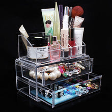 Load image into Gallery viewer, Acrylic Makeup Organizer Cosmetic Organizer Makeup Storage Box Brush Holder Maquillage Jewelry Storage Drawers
