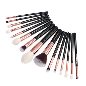 Jessup Beauty 15pcs Cosmetics Makeup Brushes Set Dropshipping pinceaux maquillage Foundation Eyeshadow Blending Brushes T162