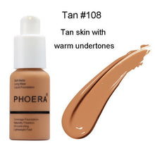 Load image into Gallery viewer, PHOERA Foundation Makeup 30ml Soft Matte Long Wear Oil Control Concealer Liquid Foundation Cream Fashion Womens maquillage
