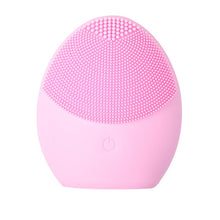 Load image into Gallery viewer, LAIKOU Silicone Face Cleansing Brush Electric Face Cleanser Electric Facial Cleanser Cleansing Skin Deep Washing Massage Brush
