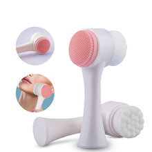 Load image into Gallery viewer, LAIKOU Silicone Face Cleansing Brush Electric Face Cleanser Electric Facial Cleanser Cleansing Skin Deep Washing Massage Brush
