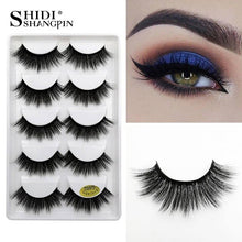 Load image into Gallery viewer, 50 pairs Mink Eyelashes wholesale mink lashes Handmade Reusable Natural Eyelashes False Lashes Maquillage Makeup Tool G805
