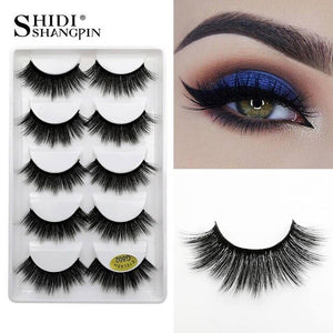 50 pairs Mink Eyelashes wholesale mink lashes Handmade Reusable Natural Eyelashes False Lashes Maquillage Makeup Tool G805