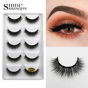 50 pairs Mink Eyelashes wholesale mink lashes Handmade Reusable Natural Eyelashes False Lashes Maquillage Makeup Tool G805