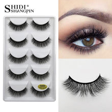 Load image into Gallery viewer, 50 pairs Mink Eyelashes wholesale mink lashes Handmade Reusable Natural Eyelashes False Lashes Maquillage Makeup Tool G805
