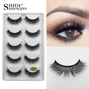 50 pairs Mink Eyelashes wholesale mink lashes Handmade Reusable Natural Eyelashes False Lashes Maquillage Makeup Tool G805