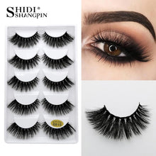 Load image into Gallery viewer, 50 pairs Mink Eyelashes wholesale mink lashes Handmade Reusable Natural Eyelashes False Lashes Maquillage Makeup Tool G805
