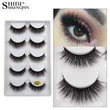 Load image into Gallery viewer, 50 pairs Mink Eyelashes wholesale mink lashes Handmade Reusable Natural Eyelashes False Lashes Maquillage Makeup Tool G805
