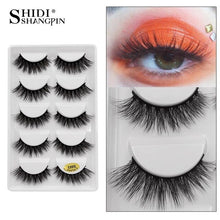 Load image into Gallery viewer, 50 pairs Mink Eyelashes wholesale mink lashes Handmade Reusable Natural Eyelashes False Lashes Maquillage Makeup Tool G805
