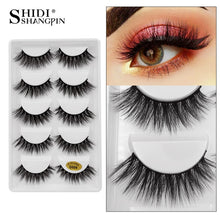 Load image into Gallery viewer, 50 pairs Mink Eyelashes wholesale mink lashes Handmade Reusable Natural Eyelashes False Lashes Maquillage Makeup Tool G805
