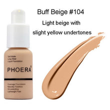 Load image into Gallery viewer, PHOERA Foundation Makeup 30ml Soft Matte Long Wear Oil Control Concealer Liquid Foundation Cream Fashion Womens maquillage
