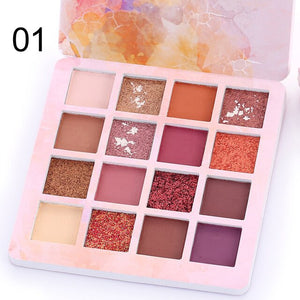 16 Colors Beauty Matte Eye Shadow Pallete Long Lasting Waterproof EyeShadow Natural Eye Makeup Pallete Maquillage Makeup TSLM2