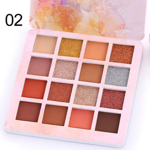 16 Colors Beauty Matte Eye Shadow Pallete Long Lasting Waterproof EyeShadow Natural Eye Makeup Pallete Maquillage Makeup TSLM2