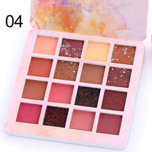 16 Colors Beauty Matte Eye Shadow Pallete Long Lasting Waterproof EyeShadow Natural Eye Makeup Pallete Maquillage Makeup TSLM2