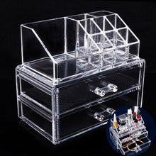 Load image into Gallery viewer, Acrylic Makeup Organizer Cosmetic Organizer Makeup Storage Box Brush Holder Maquillage Jewelry Storage Drawers
