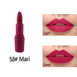 Miss Rose Matte Lipstick maquillage Mate Batom Makeup Waterproof Lip stick for Lips Makeup Cosmetics Korean Tint Tattoo