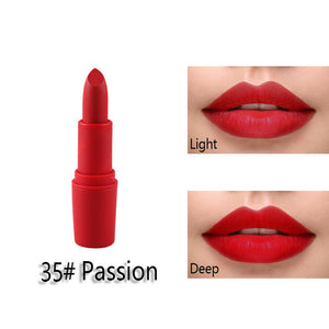 Miss Rose Matte Lipstick maquillage Mate Batom Makeup Waterproof Lip stick for Lips Makeup Cosmetics Korean Tint Tattoo