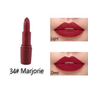 Miss Rose Matte Lipstick maquillage Mate Batom Makeup Waterproof Lip stick for Lips Makeup Cosmetics Korean Tint Tattoo